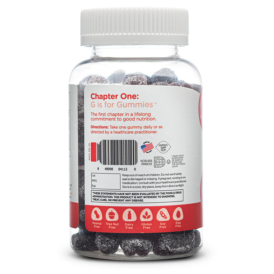 Zahler Chapter One Iron with Vitamin C Gummies, 60 Gummies