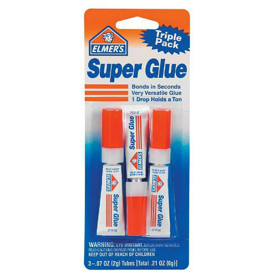 Elmer's Super Glue 2g, 3ct