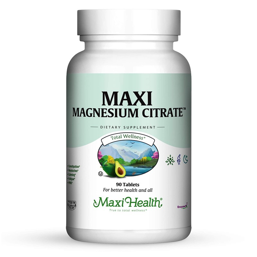 Maxi Health Magnesium Citrate 400 Mg, 90 Tablets