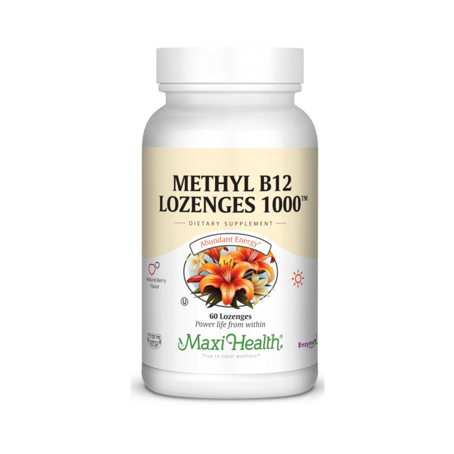 Maxi Health Methyl B12 1000 mcg, 60 Lozenges