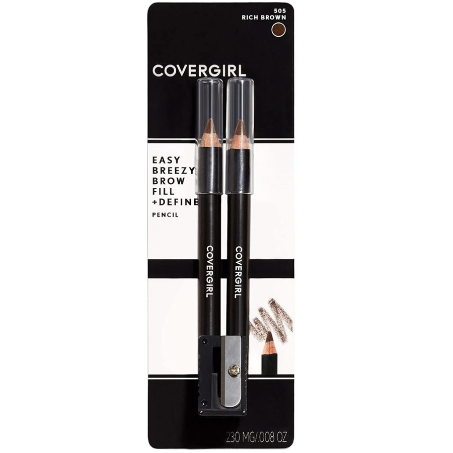 Covergirl Easy Breezy Fill + Define Brow Pencil, Brown