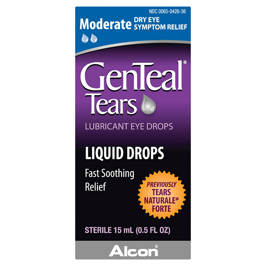 GenTeal Tears Lubricant Eye Drops Moderate 15ml