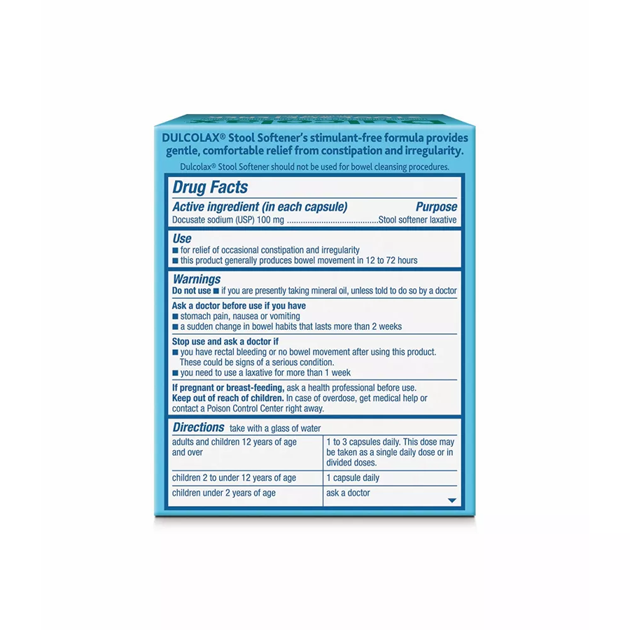 Dulcolax Stool Softener - 25ct