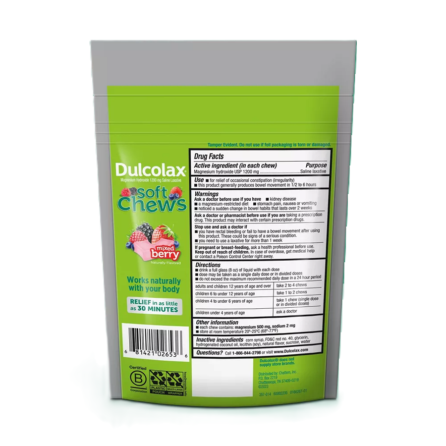 Dulcolax Soft Chews - 30ct