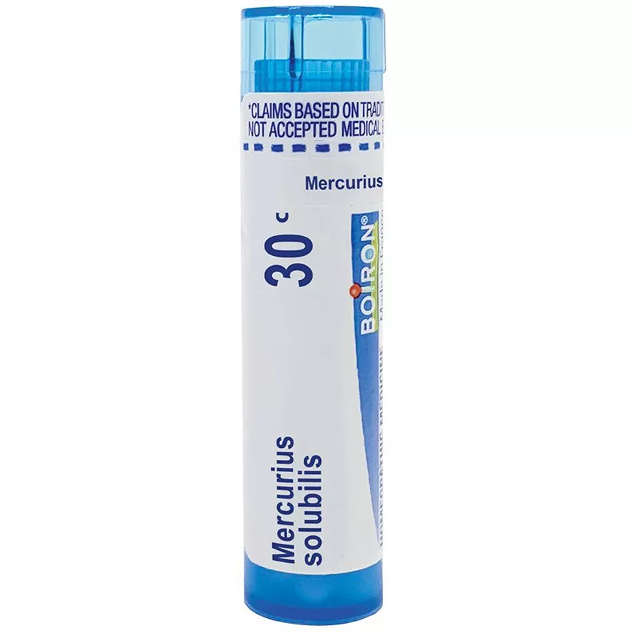 Boiron Mercurius Solubilis 30C Homeopathic Single Medicine For Cough, Cold & Flu - 80 Pellet