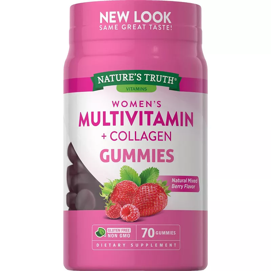 Nature's Truth Women's Multi-Vitamin Collagen Gummies - Natural Berry - 70ct