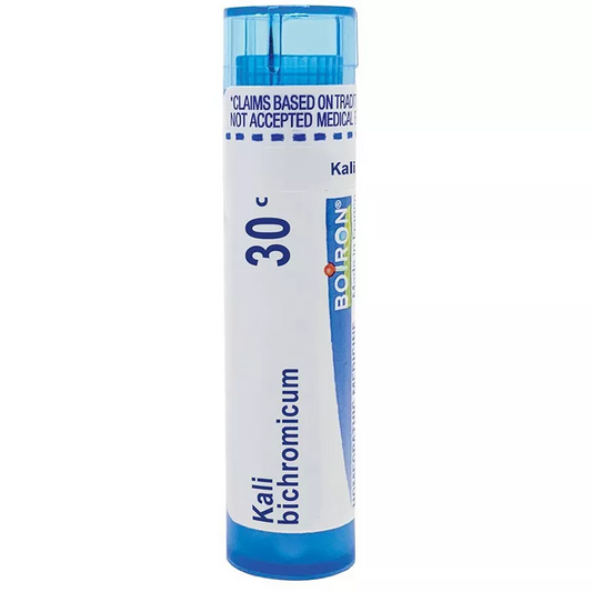 Boiron Kali Bichromicum 30C Homeopathic Single Medicine For Cough, Cold & Flu - 80 Pellet