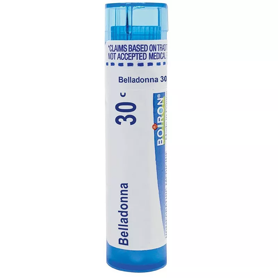 Boiron Belladonna 30C Homeopathic Single Medicine For Cough, Cold & Flu - 80 Pellet