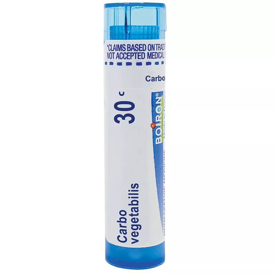 Boiron Carbo Vegetabilis 30C Homeopathic Single Medicine For Digestive - 80 Pellet