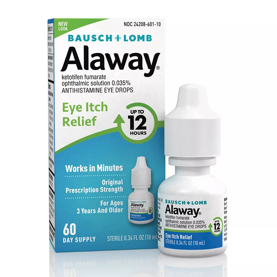 Alaway 12 Hour Allergy Itch Relief Eye Drops - 0.34 fl oz, (10ml)