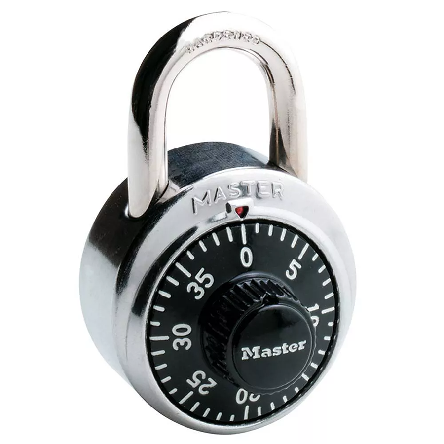 Master Lock 1500D Combination Padlock 1-7/8 Inch Wide