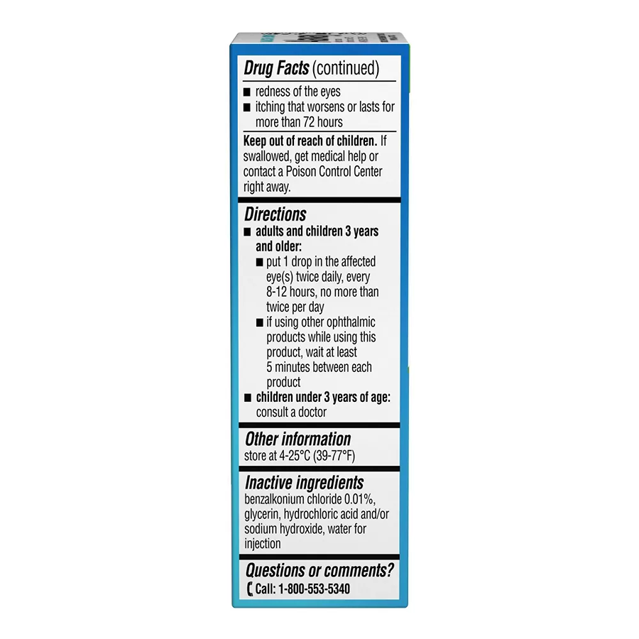 Alaway 12 Hour Allergy Itch Relief Eye Drops - 0.34 fl oz, (10ml)