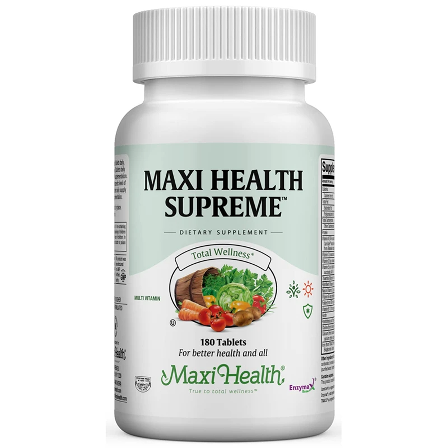 Maxi Health Maxi Health Supreme Multi Vitamin/Mineral, 180 Tablets