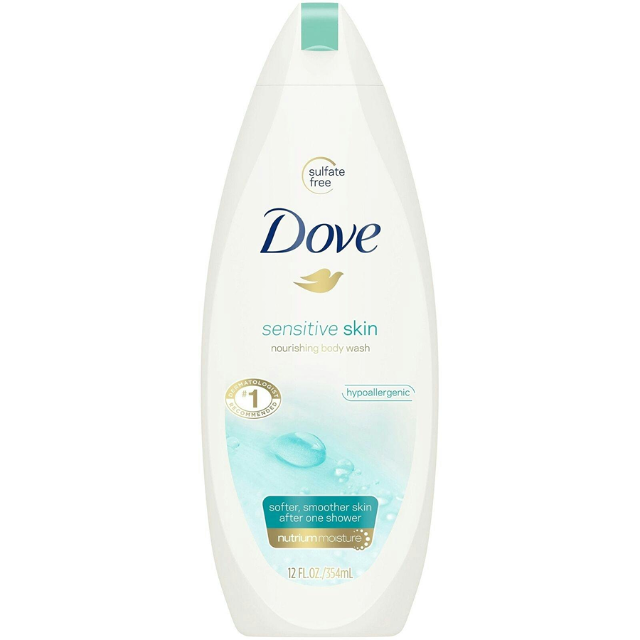 Dove Sensitive Skin Nourishing Body Wash, 12 Fluid Oz