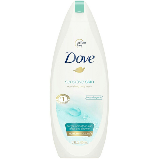 Dove Sensitive Skin Nourishing Body Wash, 12 Fluid Oz