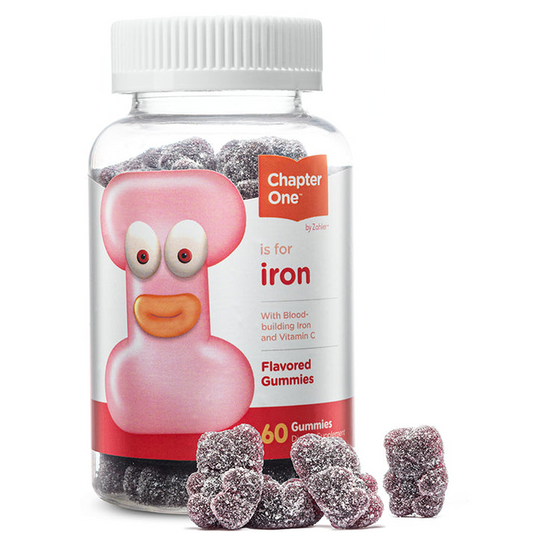 Zahler Chapter One Iron with Vitamin C Gummies, 60 Gummies