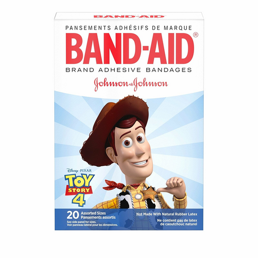 Band-Aid Toy Story Adhesive Bandages, Assorted Sizes - 20ct