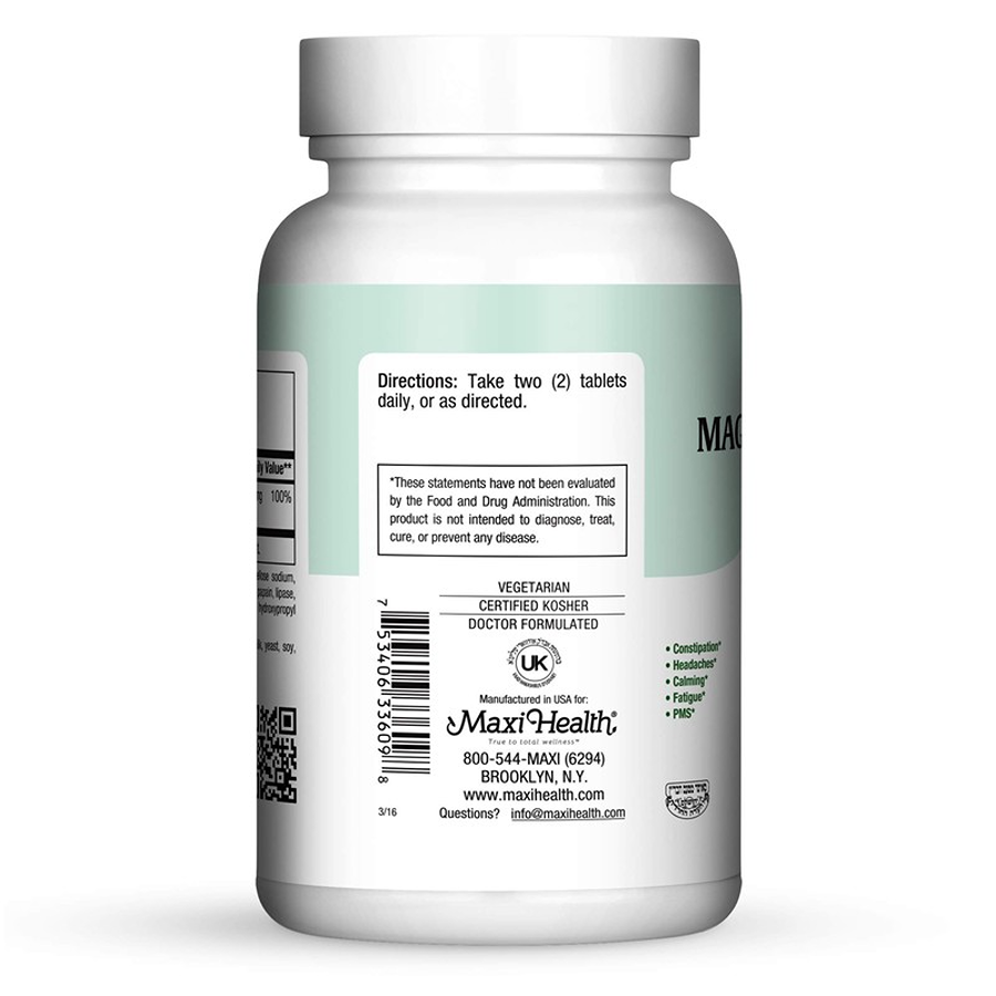 Maxi Health Magnesium Citrate 400 Mg, 90 Tablets