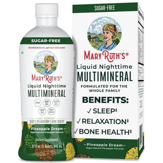 MaryRuth's Pineapple Nighttime Multimineral 32 fl. oz.