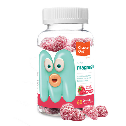 Zahler Chapter One Magnesium Citrate 100 mg - Raspberry Flavor Gummies, 60 Gummies