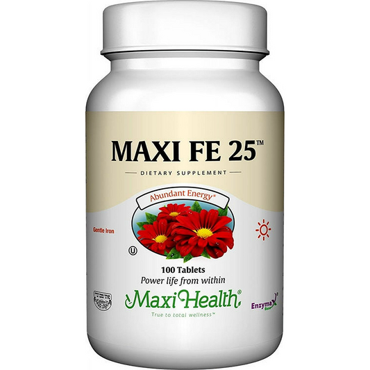 Maxi Health FE 25 Gentle Iron 25 Mg 100 Tablets