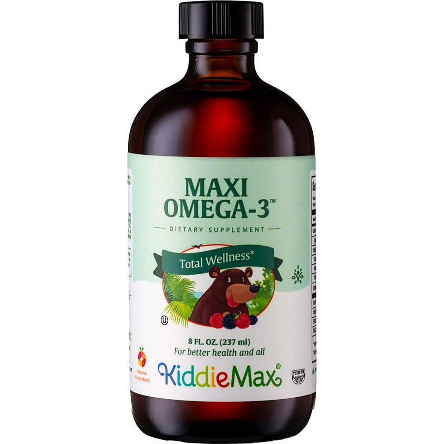 Maxi Health Omega-3 Liquid Fish Oil Fruity Burst,  8 fl oz