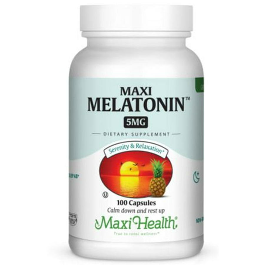 Maxi Health Melatonin 5 Mg - 100 Capsules