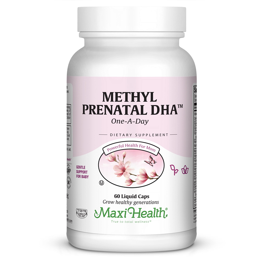 Maxi Health Methyl Prenatal Plus DHA One-A-Day, 60 Liquid Caps