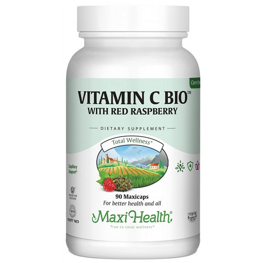 Maxi Health Vitamin C Bio 400 mg. with Red Raspberry - 90 Capsule