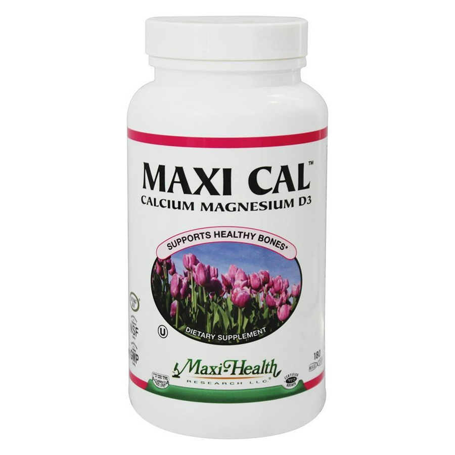 Maxi Health Maxi Cal Calcium Magnesium D3, 90 MaxiCaps