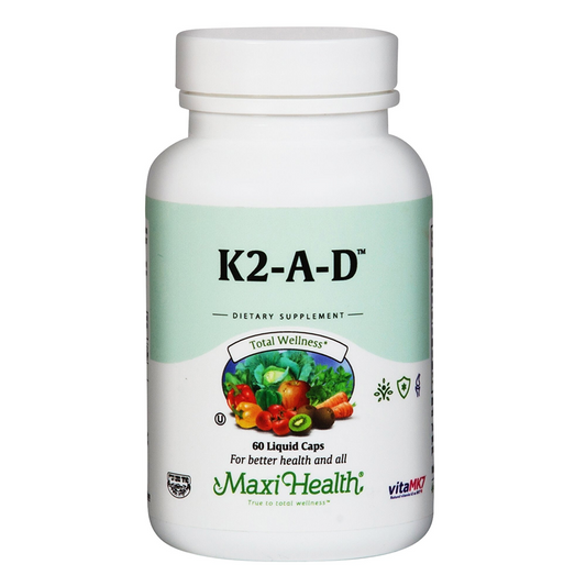 Maxi Health Vitamin K2 with A & D, 60 Softgels