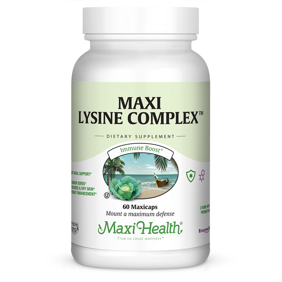 Maxi Health Maxi Lysine Complex 1000 Mg, 60 MaxiCaps