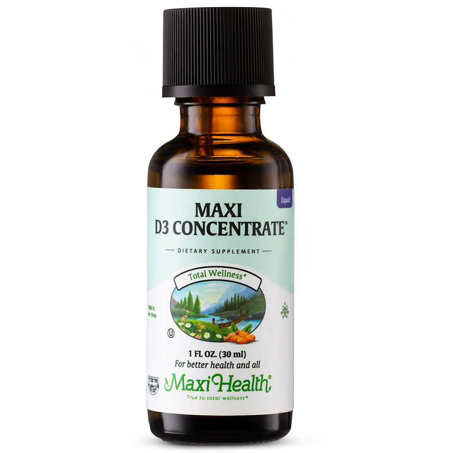 Maxi Health Vitamin D3 Concentrate 1000 IU Liquid, 1 fl oz