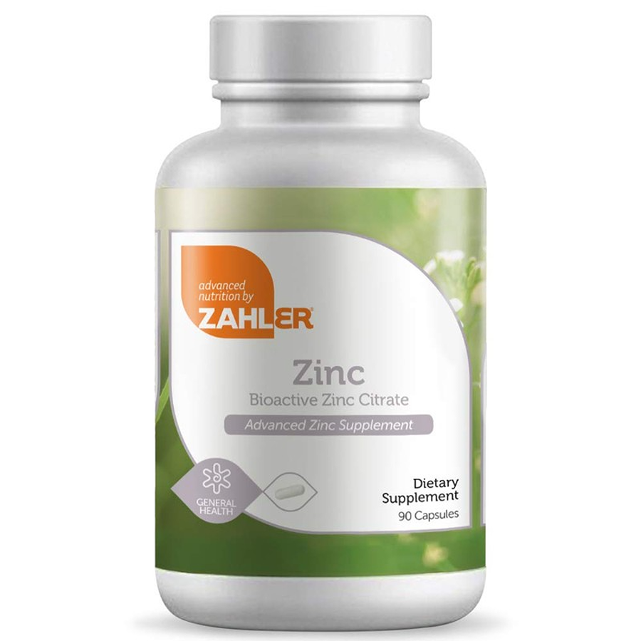 Zahler Zinc Citrate 50 mg, 90 Capsules