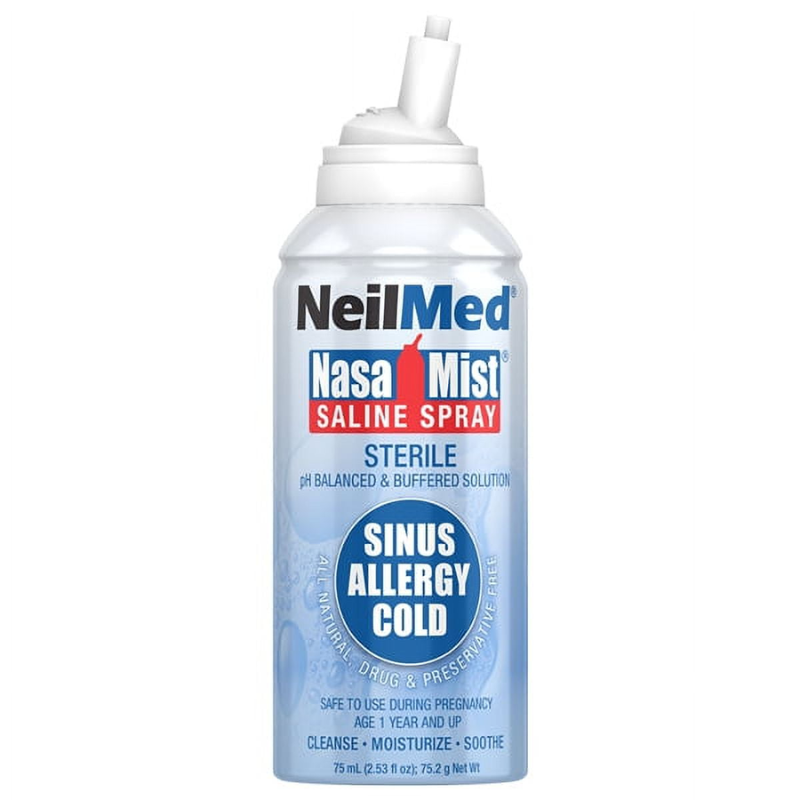 Neilmed Nasamist Isotonic Saline Spray For Allergy & Sinus, 75 ml