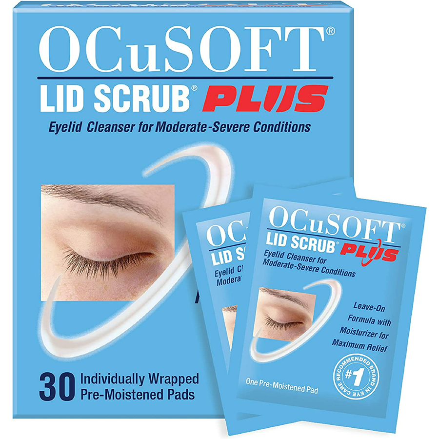 Ocusoft Lid Scrub Plus Size, 30ct