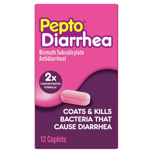 Pepto-Bismol Diarrhea Caplets, 12 Ea