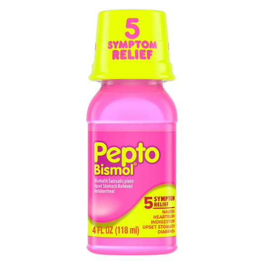 Pepto-Bismol Original Liquid 5 Symptom Digestive Relief, 4oz