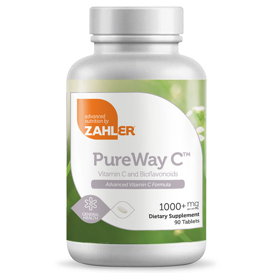 Zahler PureWay C Vitamin C and Bioflavonoids - 1000 mg - 90 Tablets