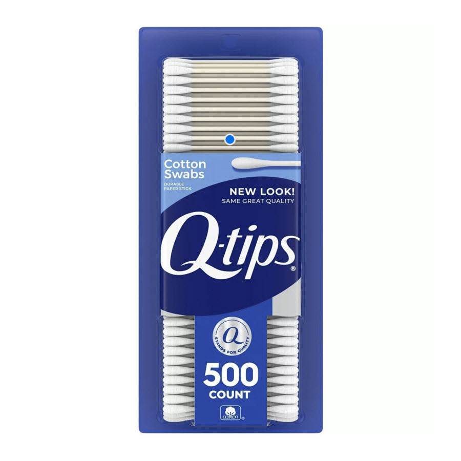 Q-Tips Cotton Swabs - 500ct