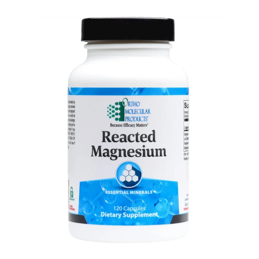 Ortho Molecular Reacted Magnesium, 120 Tablets