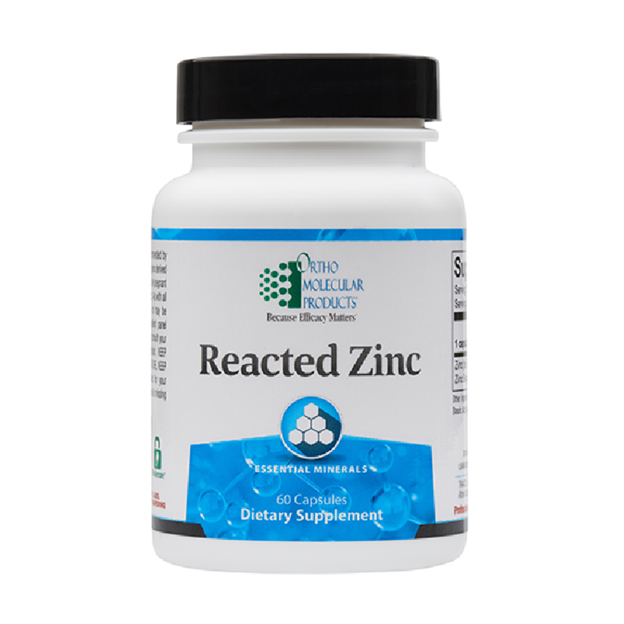 Ortho Molecular Reacted Zinc, 60ct