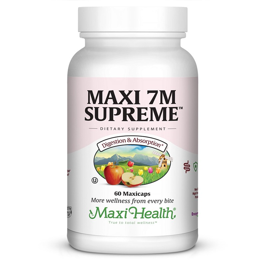 Maxi Health Maxi 7M Supreme Acidophilus Formula, 60 Vegetable Capsules