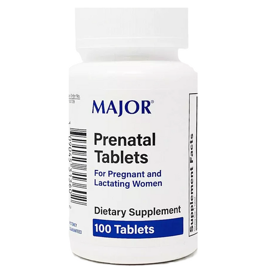 Major Prenatal 100 Mcg Tablets, 100ct