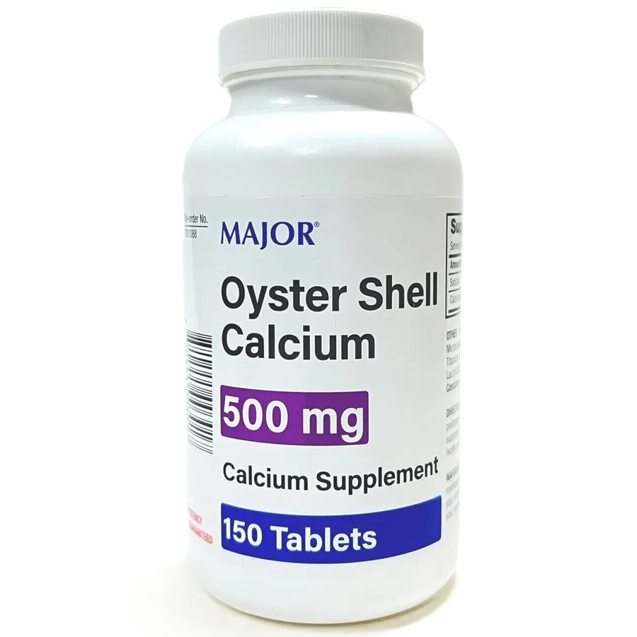 Major Oyster Shell Calcium 500mg, 150ct