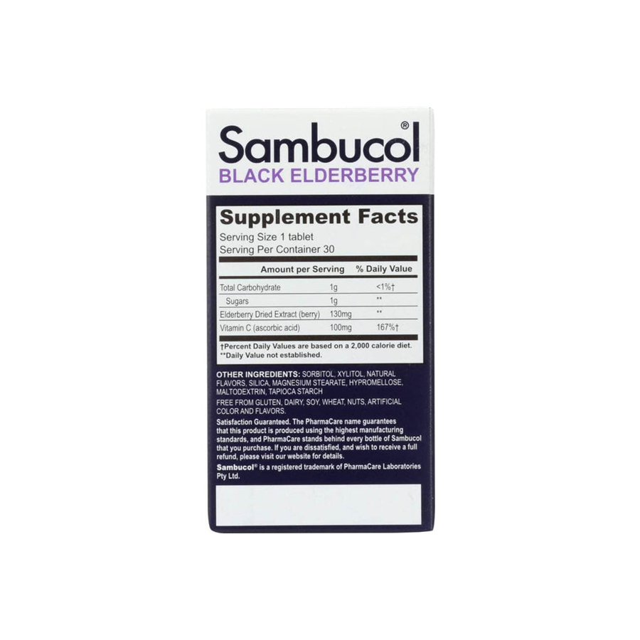 Sambucol Black Elderberry, 30 Tablets