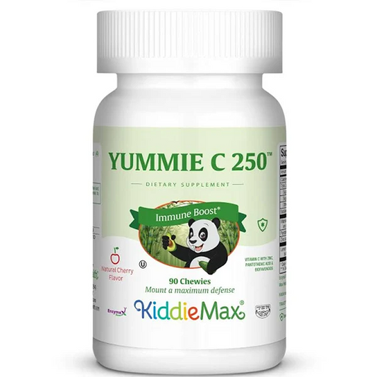 Maxi Health KiddieMax Childrens Yummie C 250 (Vitamin C) Chewable Cherry Flavor, 90 Chewables