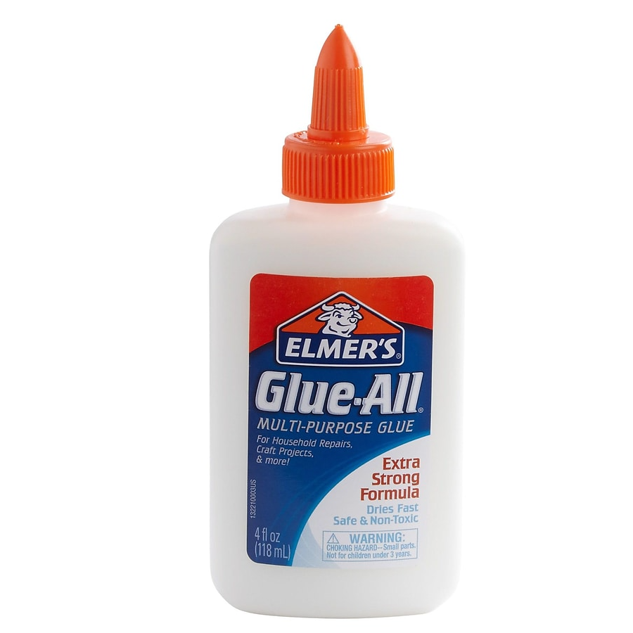 Elmer's Glue-All 4oz Multi-Purpose Glue Extra Strong Formula White