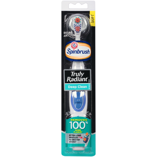 Arm & Hammer SPINBRUSH Truly Radiant Powered Deep Clean Toothbrush