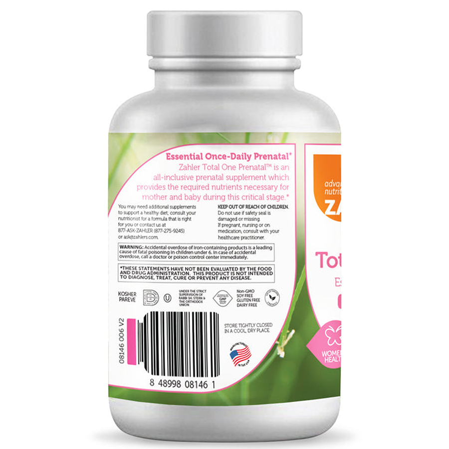 Zahler Total One Prenatal, 90 Capsules